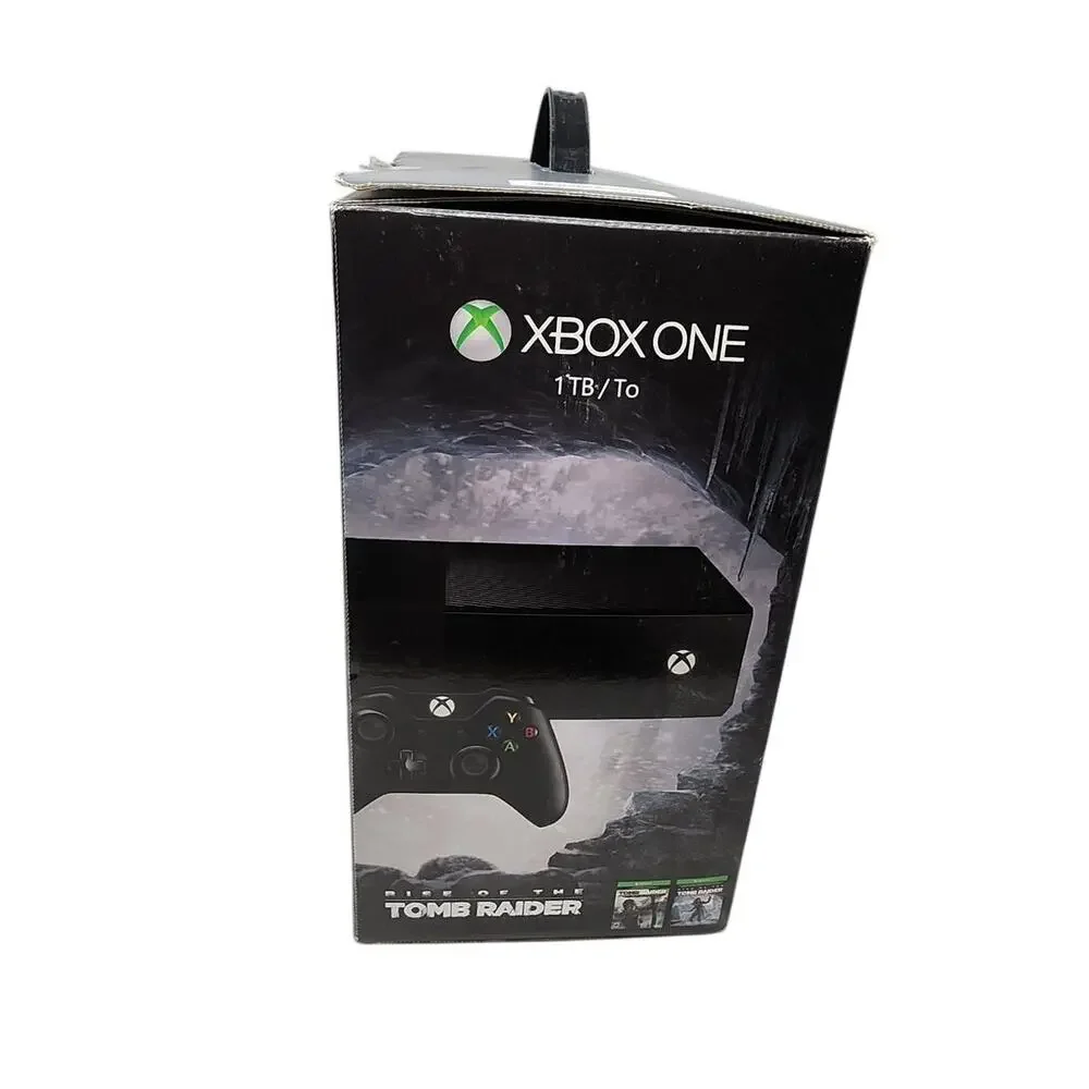 XBOX One Microsoft Rise of the Tomb Raider Game Console Black 1Tb Model 1540